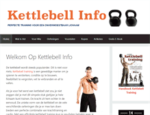 Tablet Screenshot of kettlebellinfo.nl